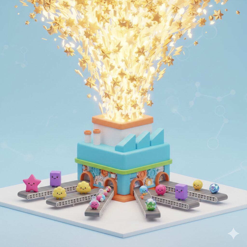 クエン酸回路や電子伝達系のエネルギー代謝を表すイラスト